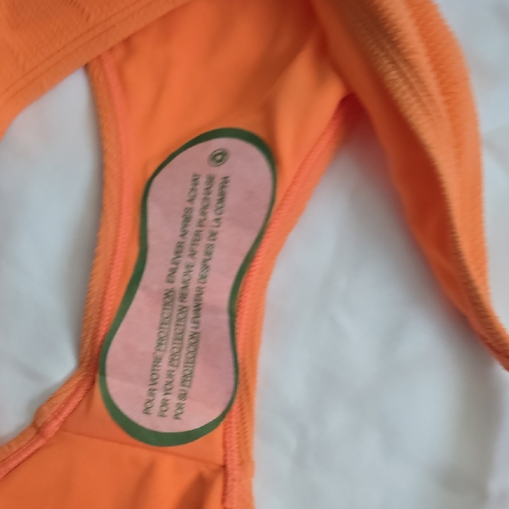 Ninety-Nine Women's Bright Orange Bikini Swim Swimsuit Bottoms Sz XL NEW - Picture 6 of 7